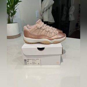 Jordan 11 Low Women’s Size 6 Rose Gold